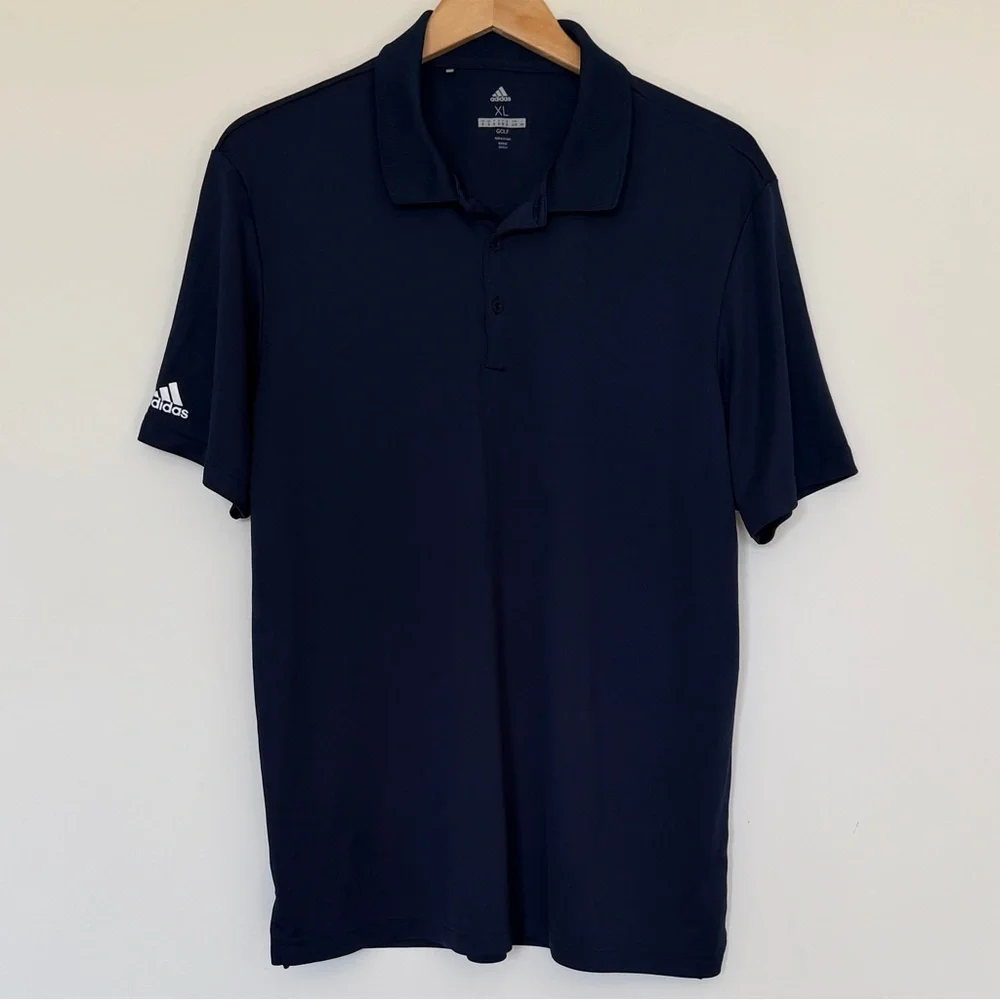 Adidas Men's Navy Polo Shirt